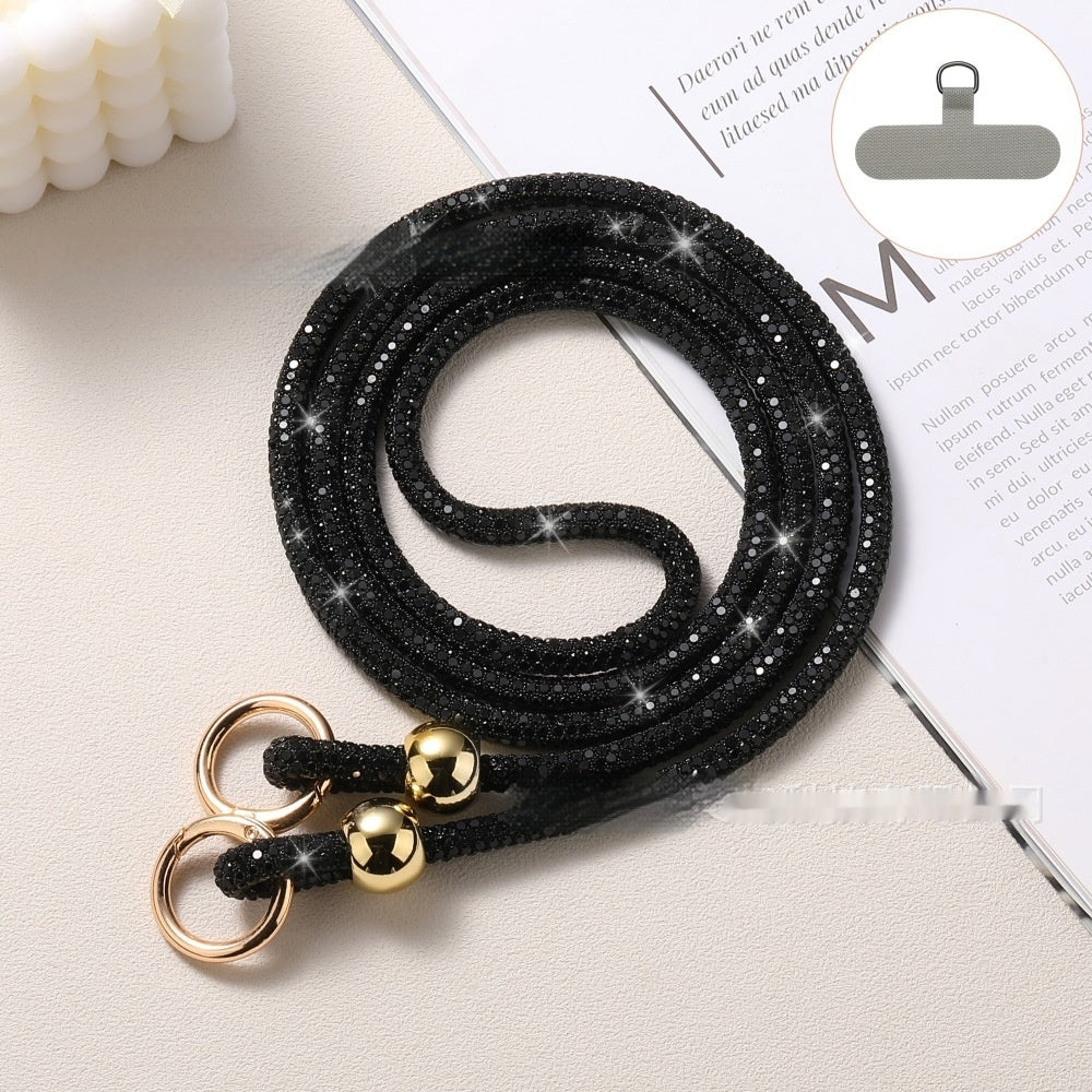 ✨ Luxury Rhinestone Phone Lanyard – Elegant Hands-Free Bling