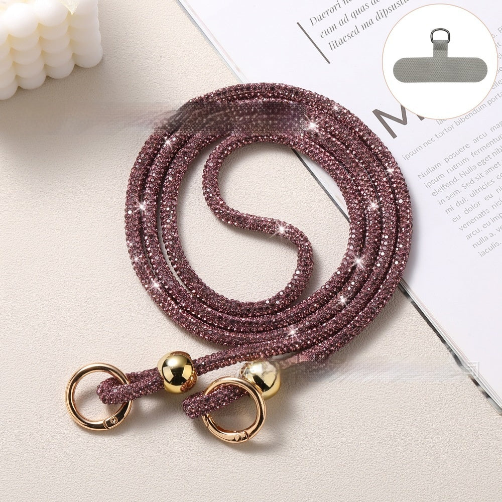 ✨ Luxury Rhinestone Phone Lanyard – Elegant Hands-Free Bling
