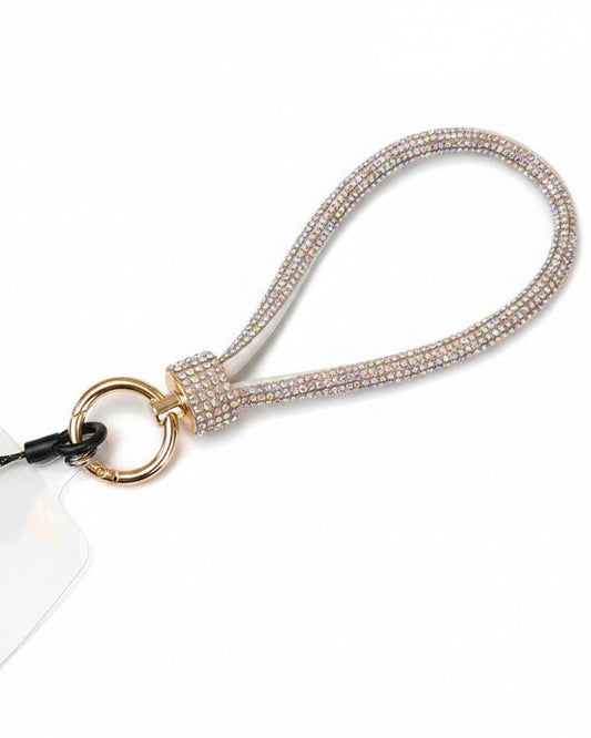 Diamante Phone Wristlet — Sparkle Wrist Strap, Hands-Free
