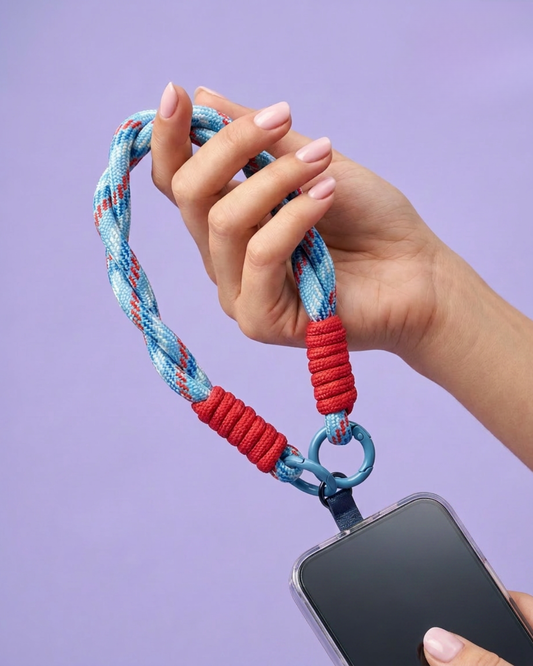 Paracord Phone Wristlet — Hands-Free Phone Strap, 11 Colors