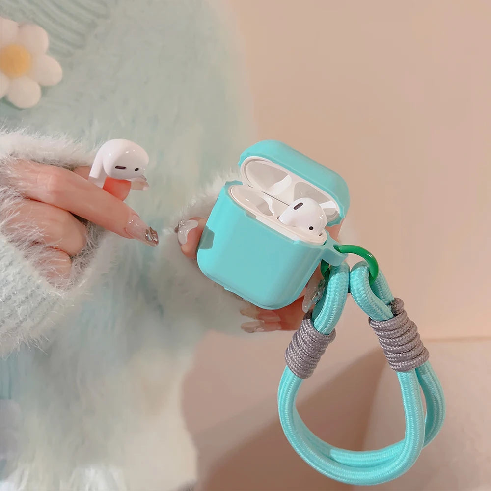 AirPod Silicone Case + Paracord Strap