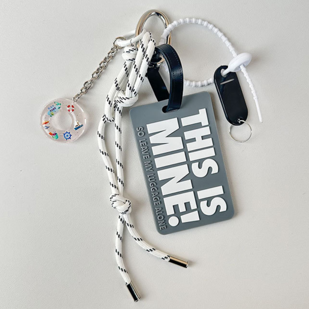 This is Mine Bag Charm – Handmade Rope Pendant