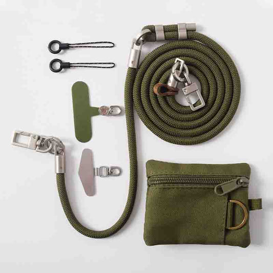 2-in-1 Phone Lanyard Wrist Pouch – Crossbody & Wrist Strap | Adjustable & Sturdy