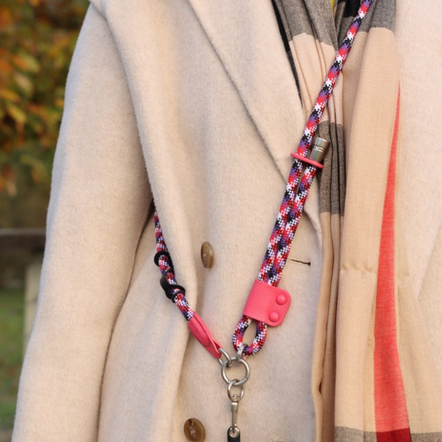 Adjustable Mosaic Lanyard – Stylish, Versatile & Durable!