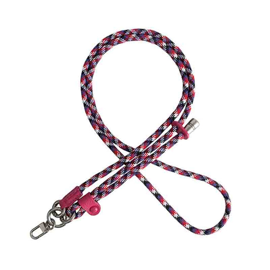 Adjustable Crossbody Pattern Lanyard - Mulberry