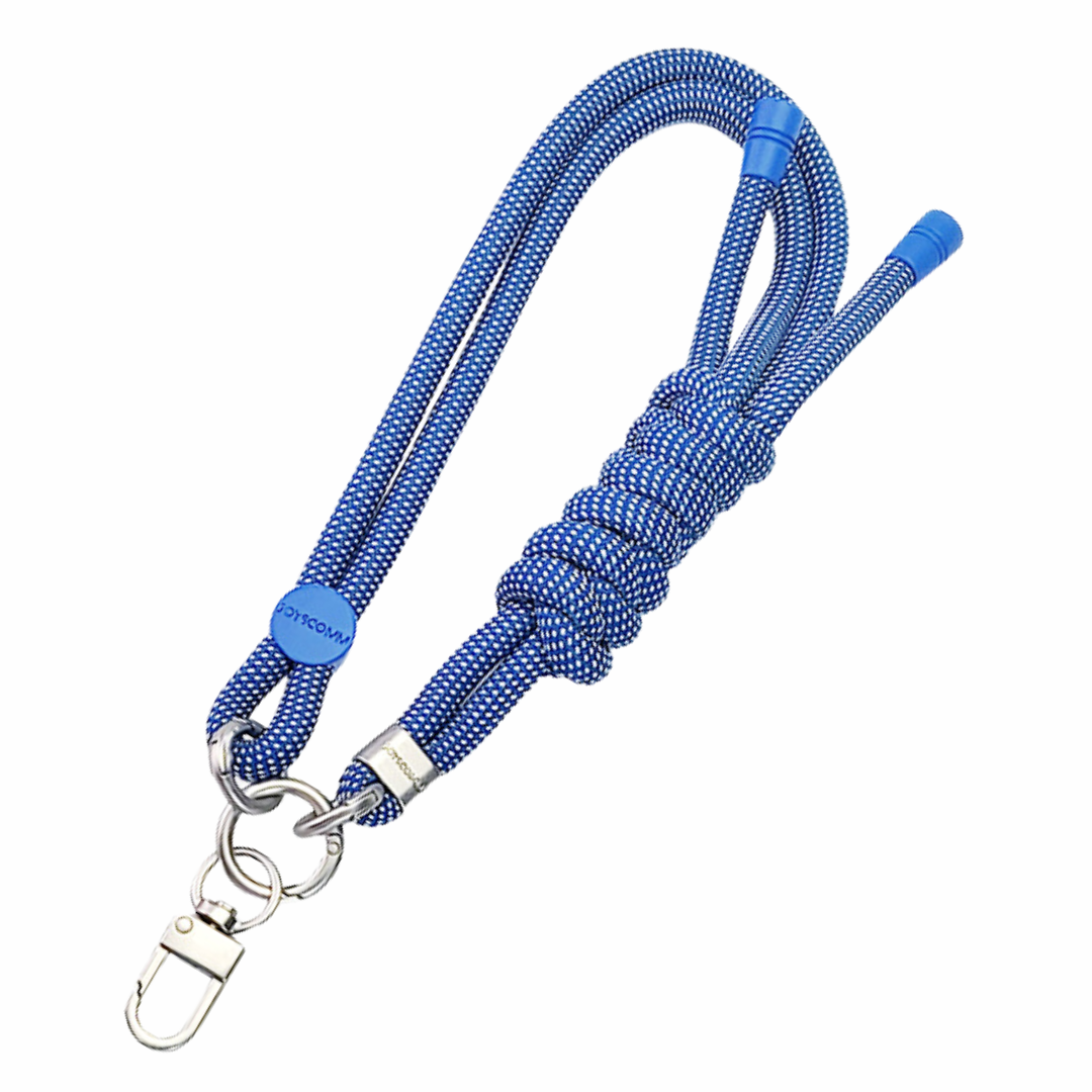 Tali Pergelangan Tangan Telefon Jalinan Jalinan Tangan – Gelang Tangan dengan Lampiran Telefon Logam Percuma