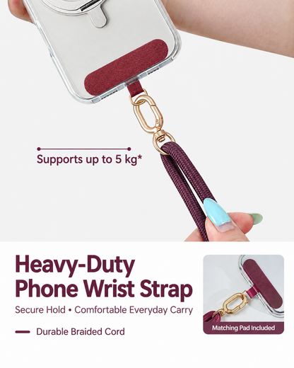 Crossbody Phone Pouch — All-in-One Zip Case, Adjustable Strap, 8 Colors