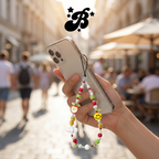 Colorful Beaded Phone Wrist Strap | Bag Charm & Keychain