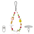 Colorful Beaded Phone Wrist Strap | Bag Charm & Keychain
