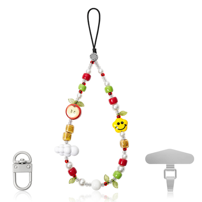 Colorful Beaded Phone Wrist Strap | Bag Charm & Keychain