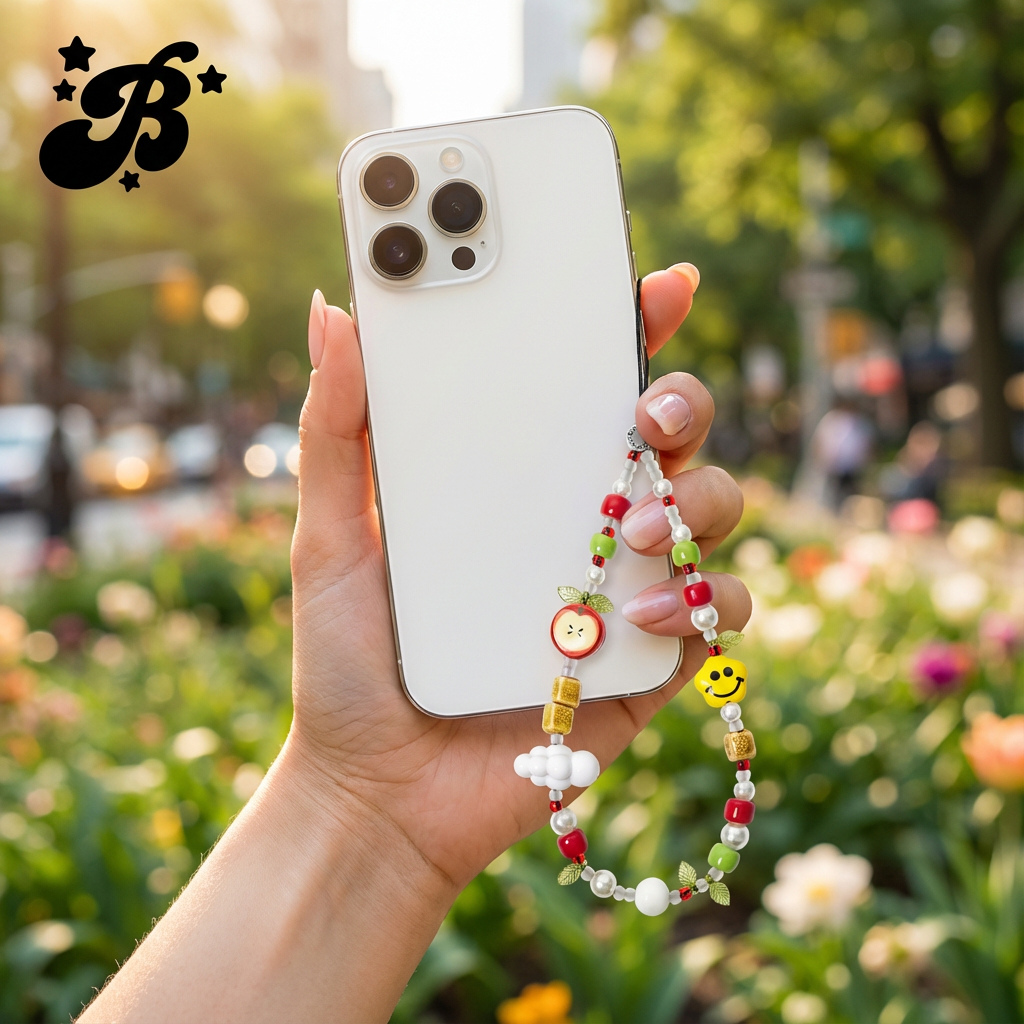 Colorful Beaded Phone Wrist Strap | Bag Charm & Keychain