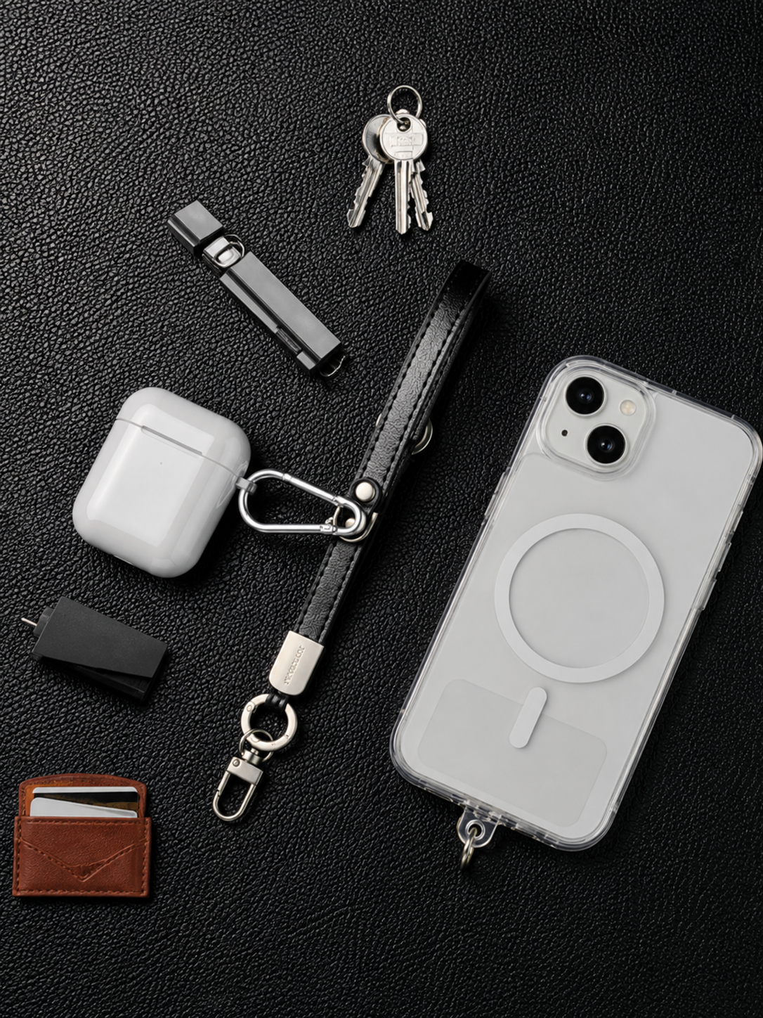 PU Leather Phone Wrist Strap — Secure, Stylish & Drop-Proof