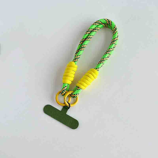 Paracord Phone Wristlet- Yellow/Green