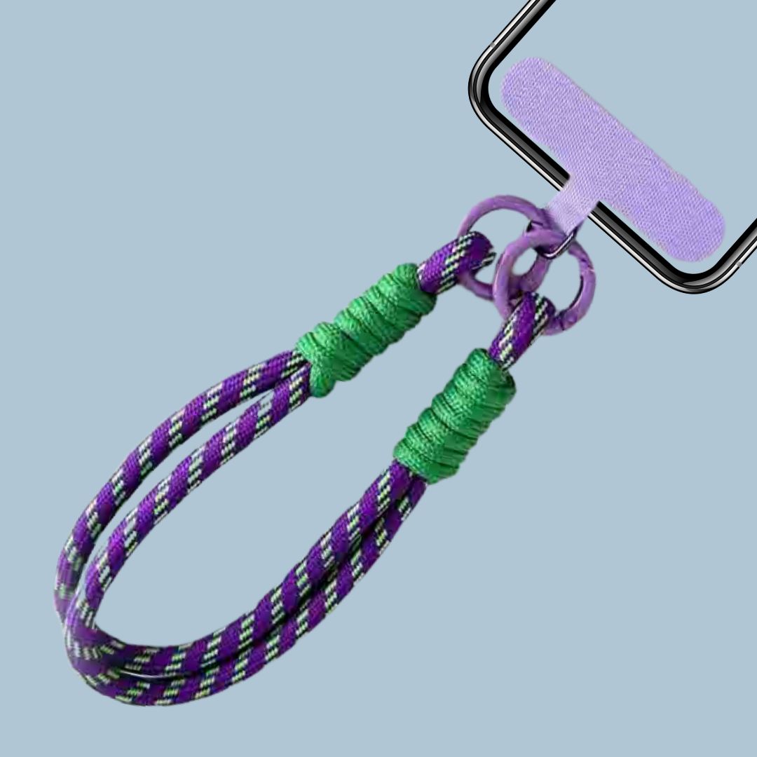 Paracord-Handyarmband – Neongrün