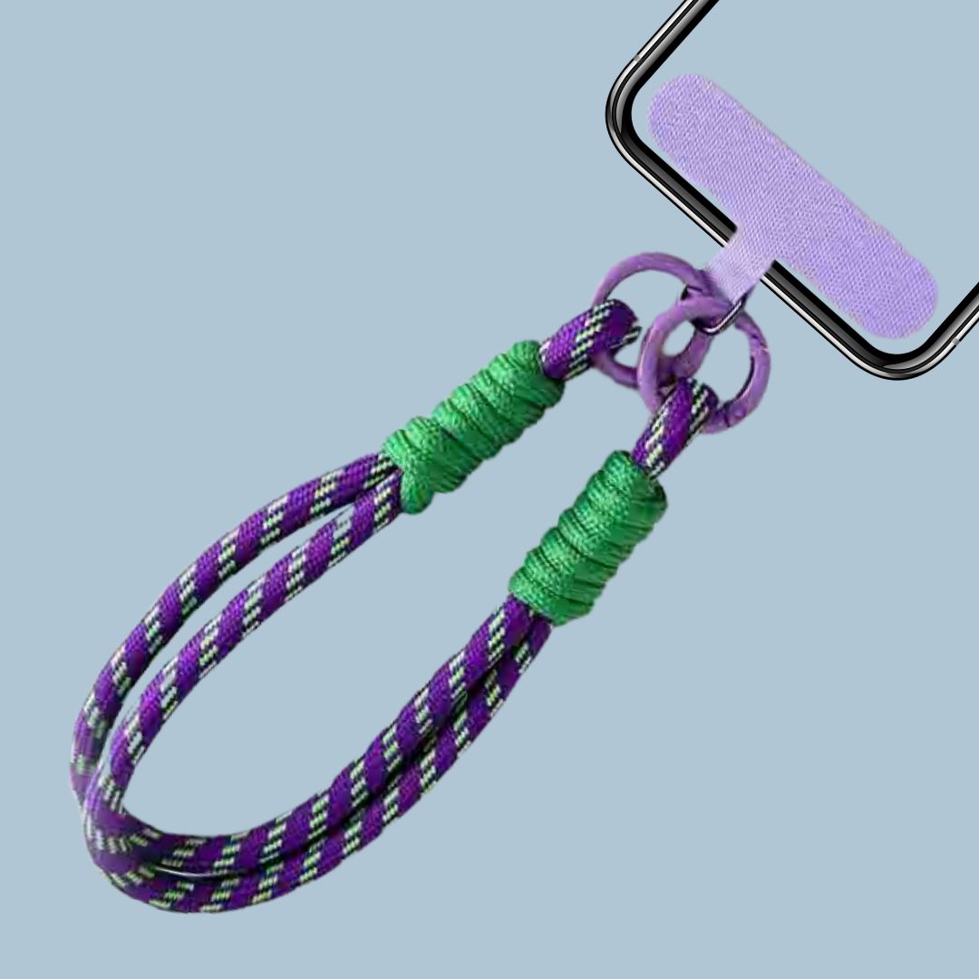 Paracord Phone Wristlet - Hands-Free Security & Style