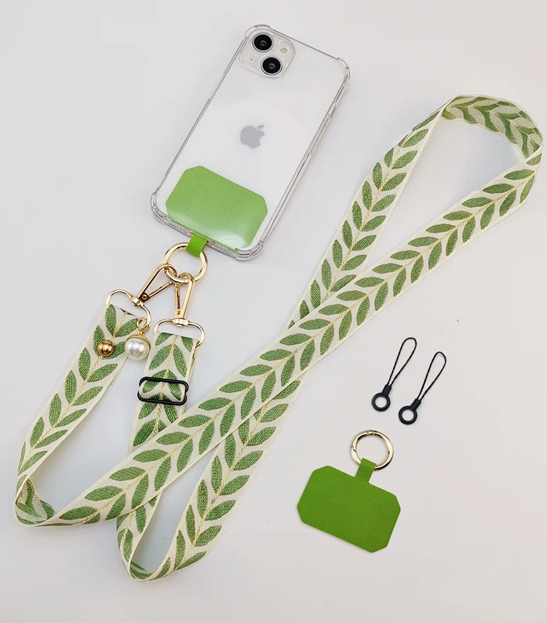 Pearl Pendant Crossbody Mobile Phone Lanyard