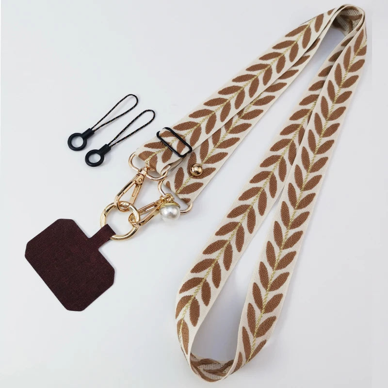 Pearl Pendant Crossbody Mobile Phone Lanyard