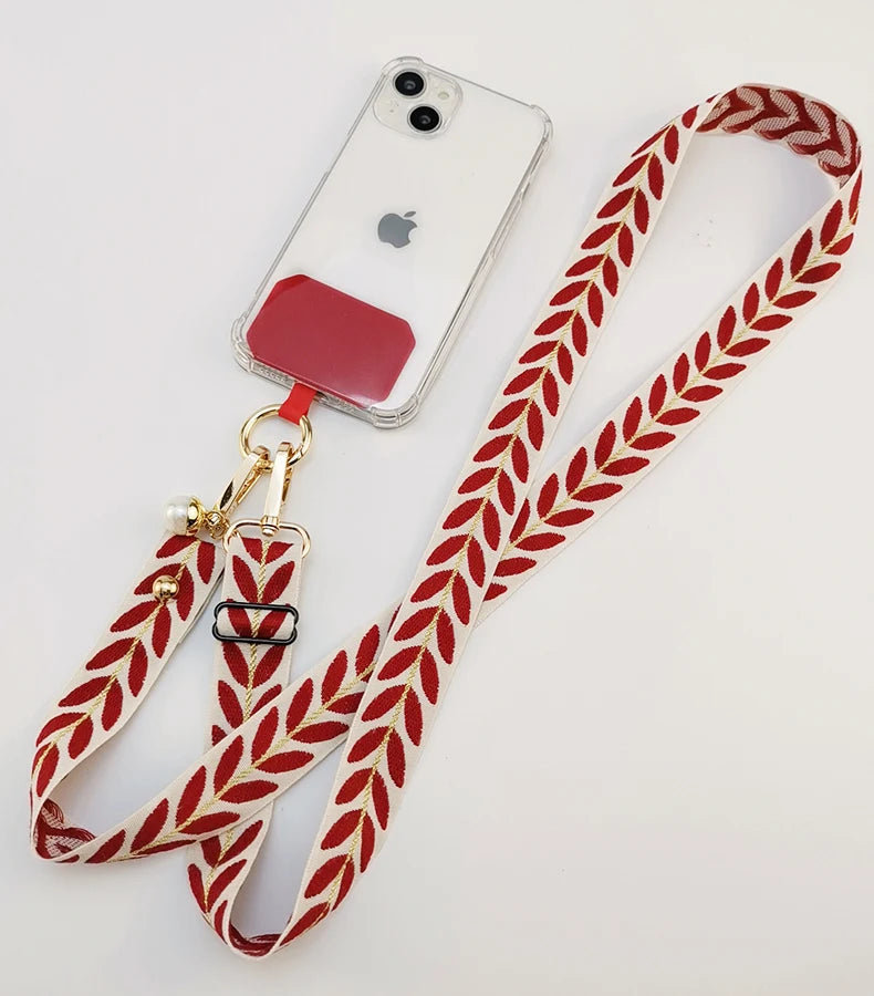 Pearl Pendant Crossbody Mobile Phone Lanyard