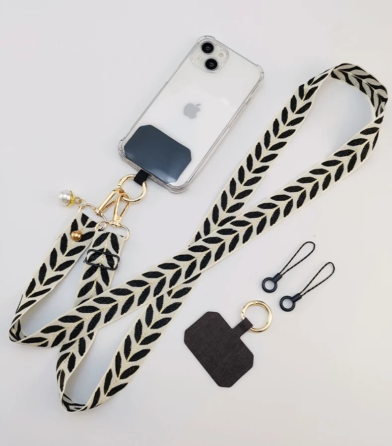 Pearl Pendant Crossbody Mobile Phone Lanyard