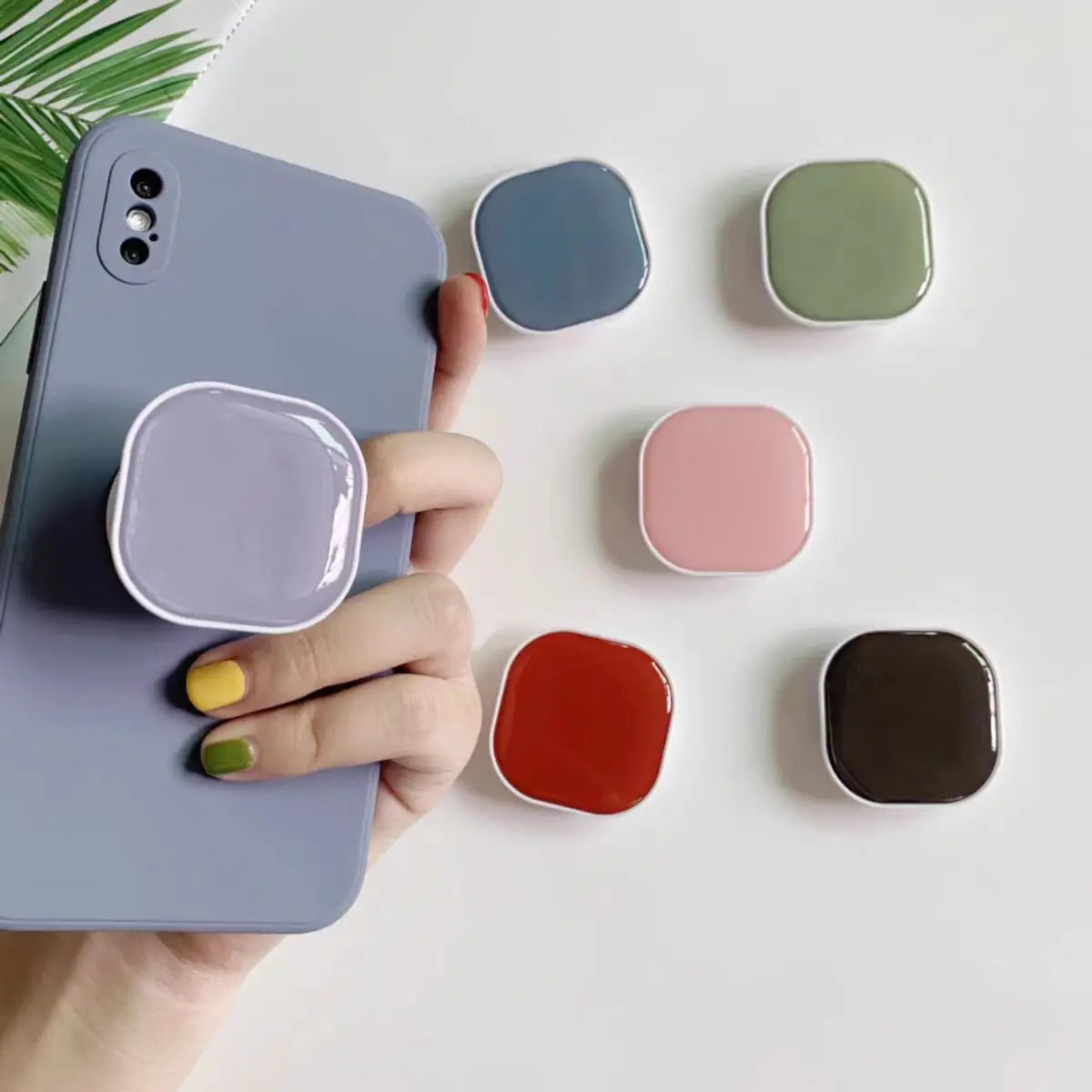 📱 Cute Square Popping Phone Grip – Grip, Stand & Style in One! 📱