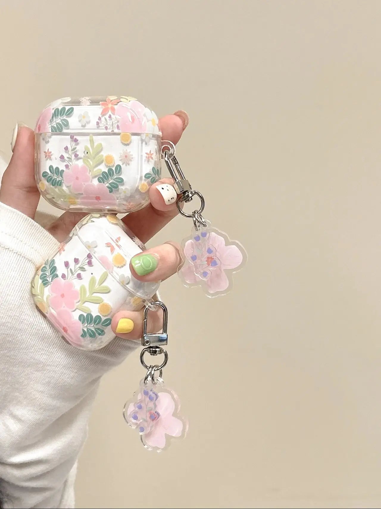 Wireless Bluetooth AirPods Case with Flower Power