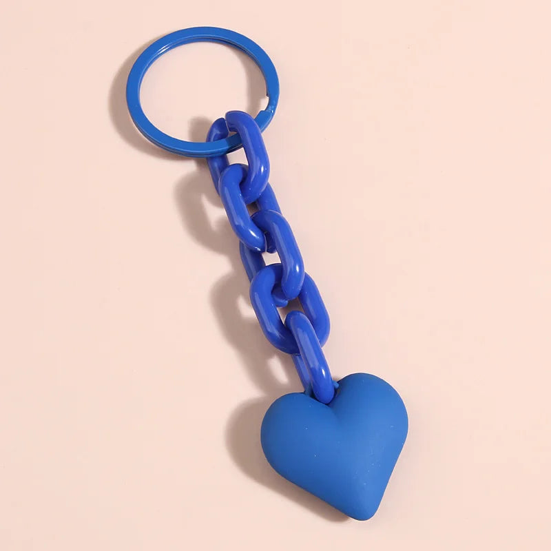 💖 Handmade Heart Acrylic Keychain