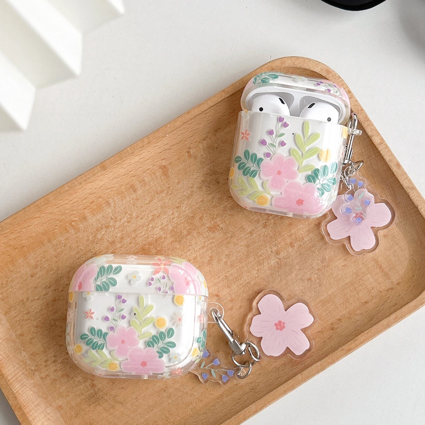 Wireless Bluetooth AirPods Case with Flower Power