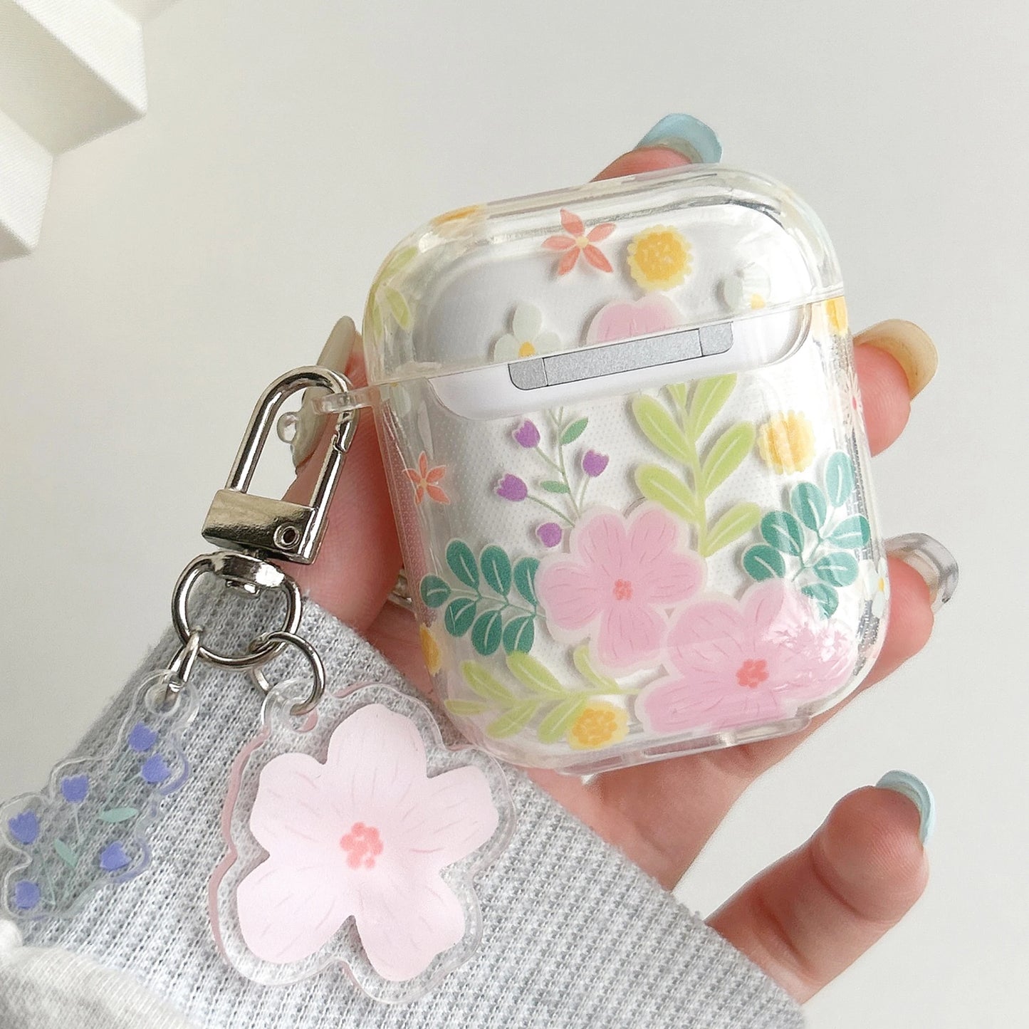 Wireless Bluetooth AirPods Case with Flower Power