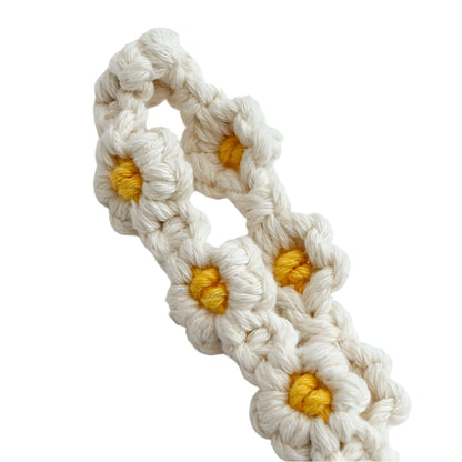 Little Daisy Flower Wrist Strap Keychain