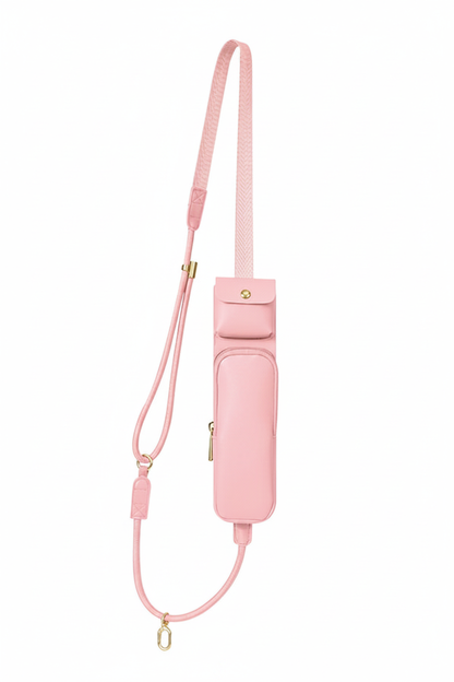 Blush Pink Crossbody Phone Lanyard – Clean Product Image