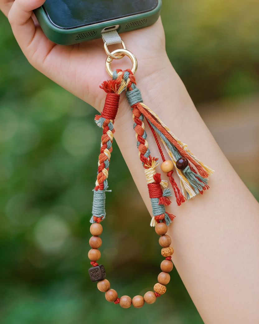 Bohemian Phone Wrist Strap Lifestyle