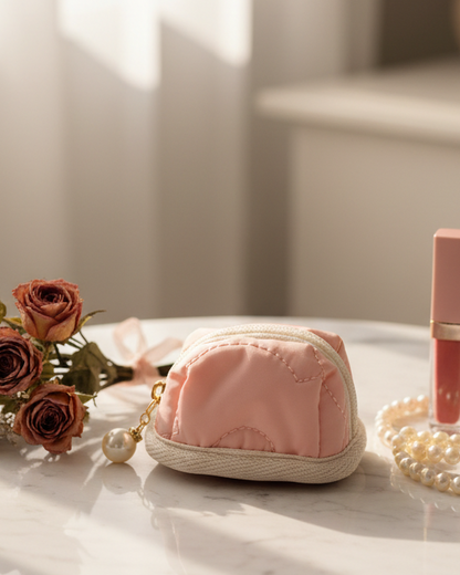 Dusty Pink Coin Purse - Vanity Lifestyle
