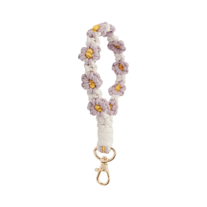 Little Daisy Flower Wrist Strap Keychain