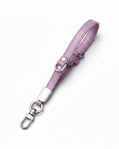 Lavender PU Leather Wrist Strap