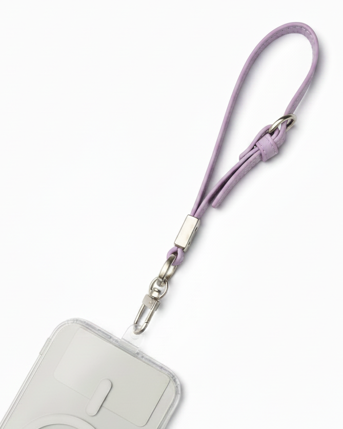 Lavender Wrist Strap with Card Holder