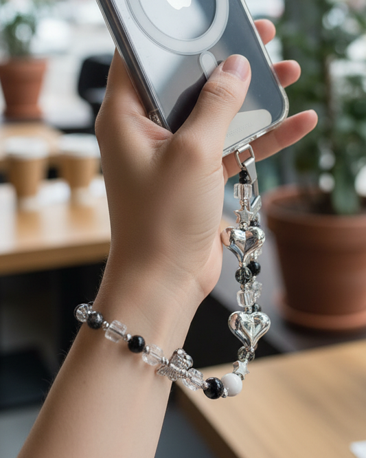 Liquid Chrome Y2K Butterfly Phone Charm – Lifestyle