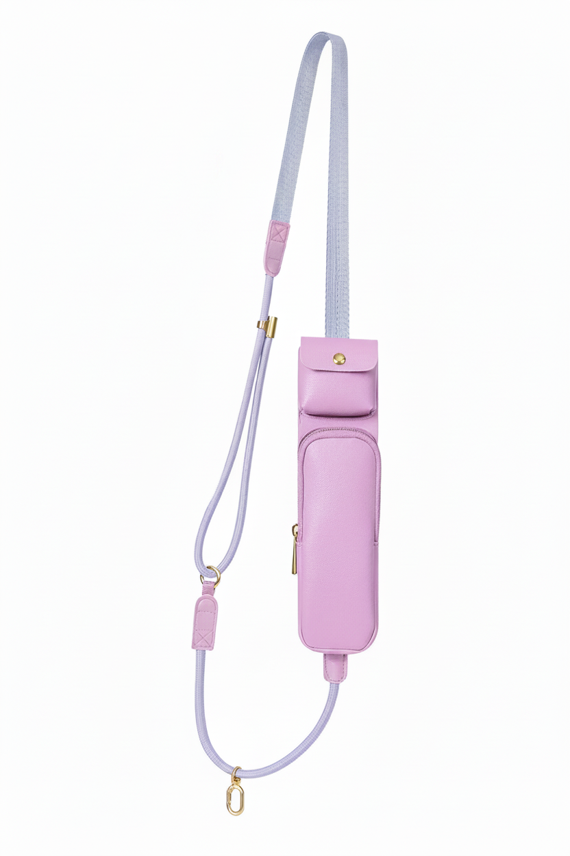 Pink Lavender Crossbody Phone Lanyard – No Text