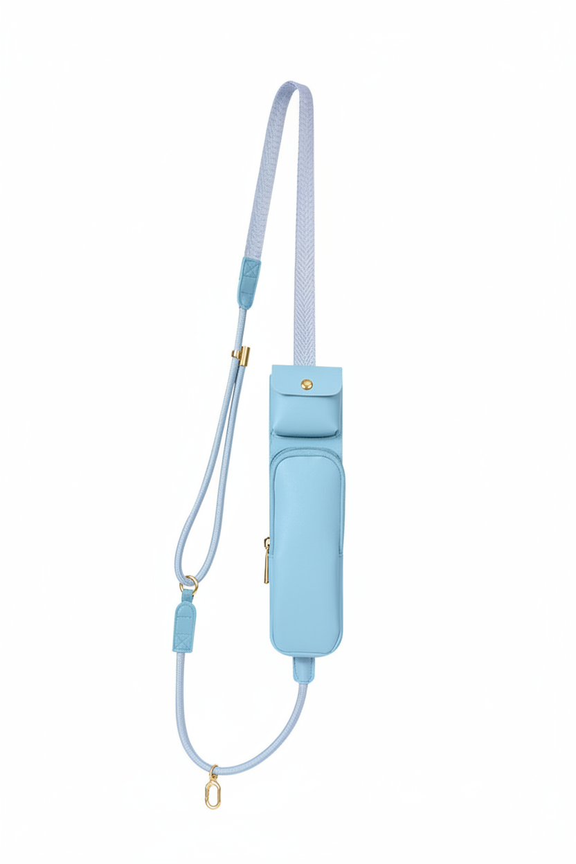 Sky Blue Crossbody Phone Lanyard – Clean Product Image