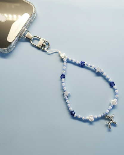 Sky Charm Beaded Phone Wristlet